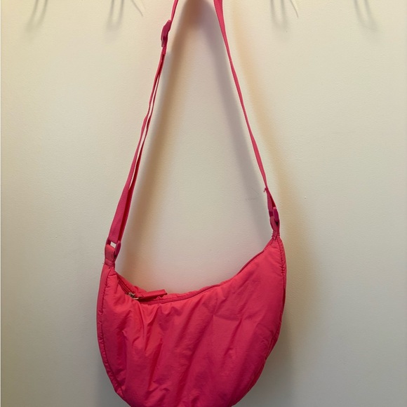 Pink Nylon Shoulder/Sling Bag - Picture 2 of 4